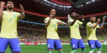 Neymar Playing Counter Strike Ahead Fifa World Cup