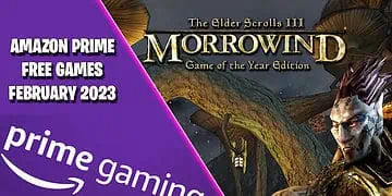 Amazon Prime February 2023 Free Games Includes Elder Scrolls Classic