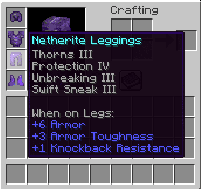 The best possible leggings in Minecraft.