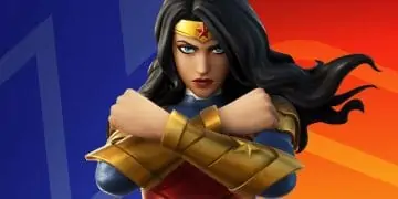 Image seeing Wonder Woman face off against Stephen Universe in a game.